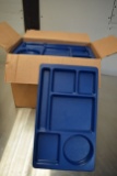 lot of 6 NEW boxes CAMBRO compartment trays