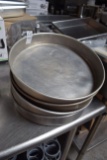 lot of 4 aluminium pans