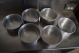lot of 6 aluminum pans