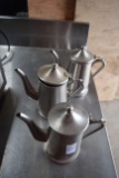 lot of ss teapots