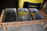 lot of 3- 2in hotel pans