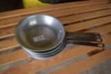 lot of 5- 8in thunder group saucepans