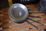 lot of 5- 10in thunder group saucepans