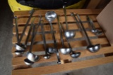 lot of laddles approx. 17