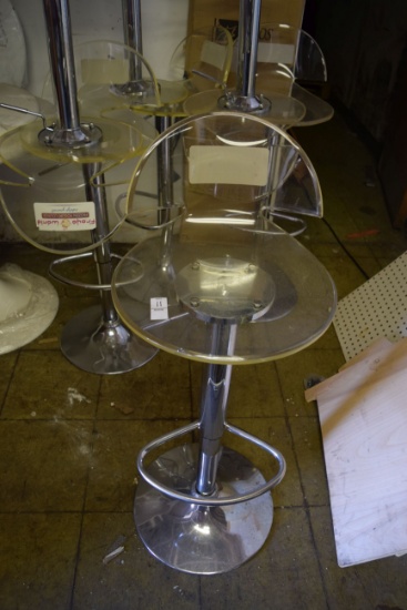 lot of Lexan bar stools