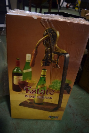 cork master estate wine opener with table stand