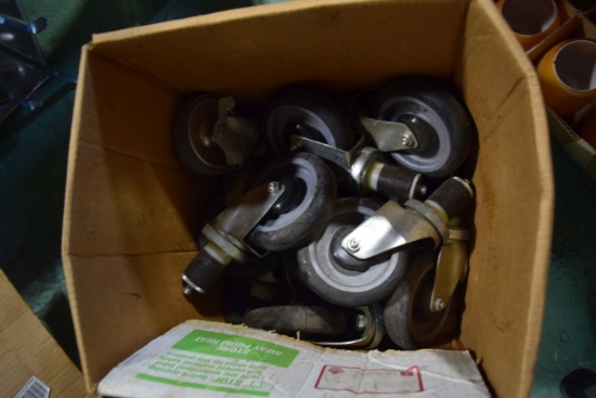 lot of heavy duty casters