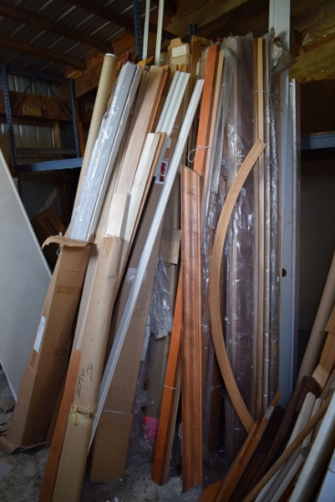 Lot of Hardwood Molding, Crown Molding