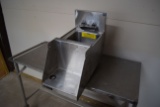 Perlick Stainless Steel Bar Hand Sink with Blending Shelf