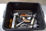 Lot of smallwares and bus bucket