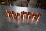 Lot of (7) Copper Cups