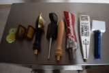 Lot of 9 beer tap handles