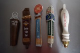Lot of 5 beer tap handles