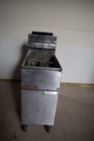 Cecilware 40lbs Gas Deep Fryer on casters