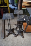 Lot of 3 Cast Iron Table Bases
