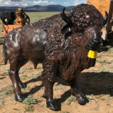 Buffalo Bronze Statue