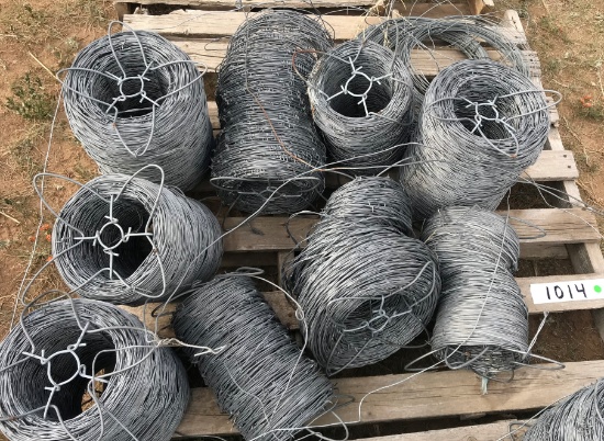 (10) ROLLS BARBED WIRE