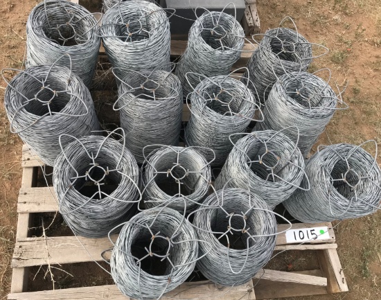 (15) ROLLS BARBED WIRE