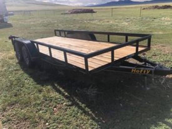 2020 HEFTY 16' UTILITY TRAILER