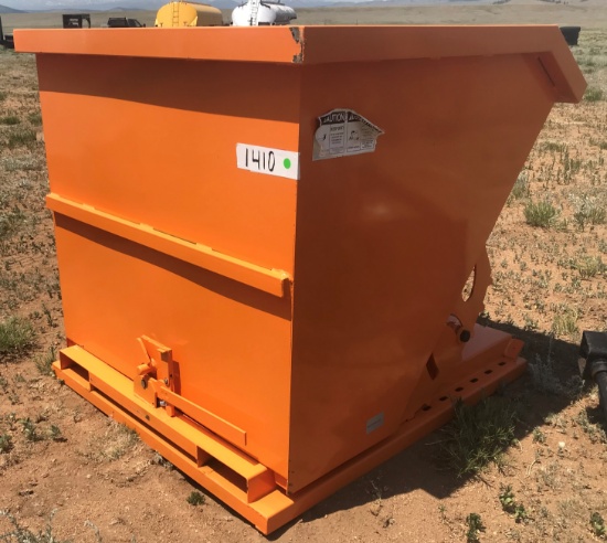 SKID STEER ROLL OVER DUMPSTER