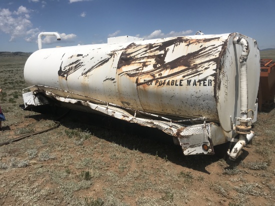 TRUCK MOUNTED WATER TANK