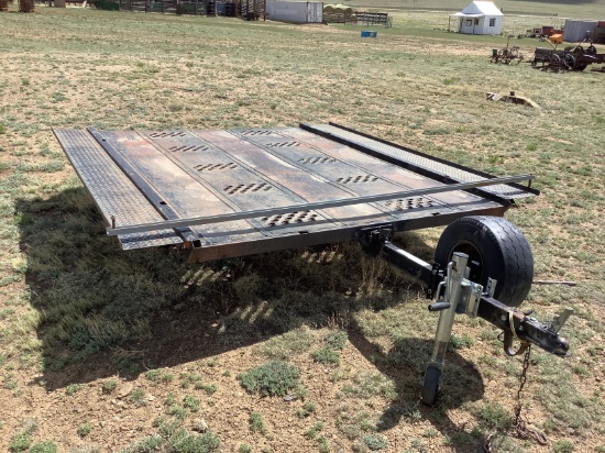 Steel-Deck Snowmobile Trailer