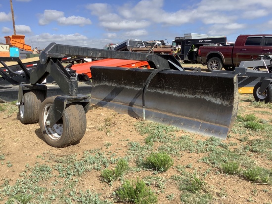 Quick Attach 6-Way Skid Steer Grader Blade