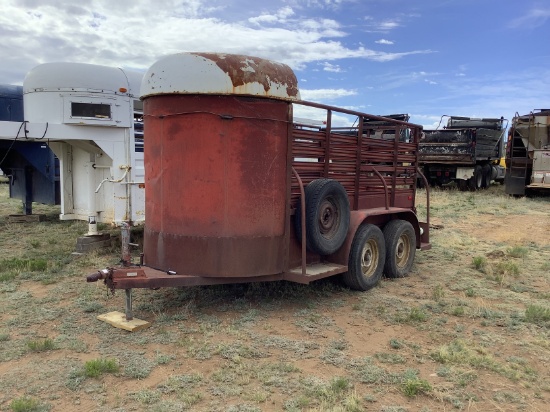 1998 Quarter-Top Stock Trailer
