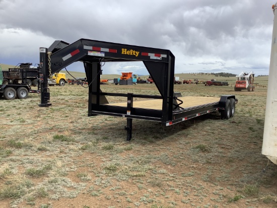 2022 Hefty Gooseneck Equipment Trailer
