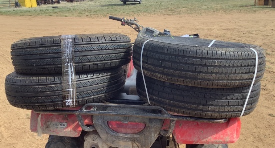 (4) ST 215/75 R 14 TIRES