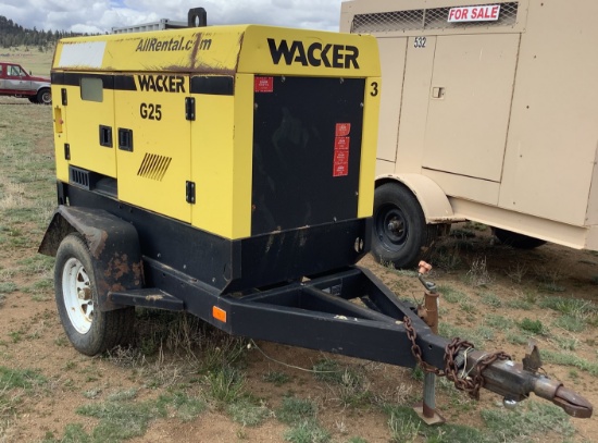 WACKER G25 8KW GENERATOR