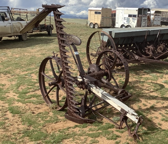 ANTIQUE SICKLE MOWER