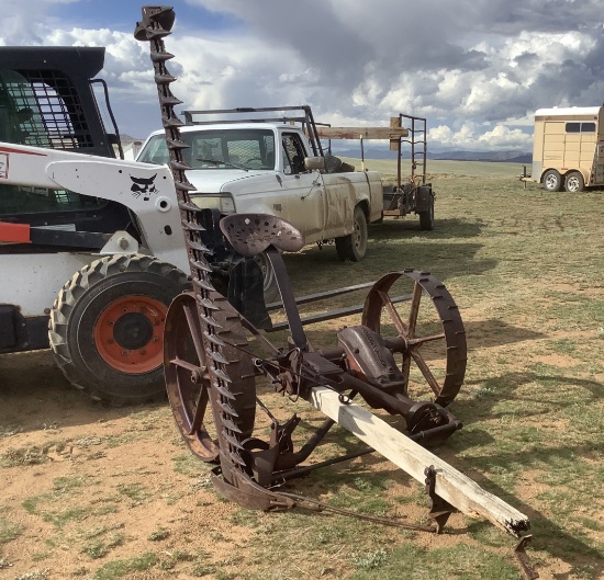 ANTIQUE SICKLE MOWER