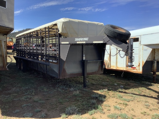 2011 TRAVEL LONG LIBERTY 24' PIPE STOCK TRAILER