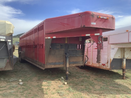 2003 TRAILMAN 30' STOCK TRAILER