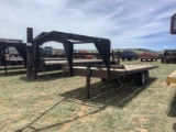 2002 GOOSENECK EQUIPMENT TRAILER