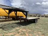 1986 GOOSENECK EQUIPMENT TRAILER