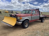 1989 FORD F250 & LAYTON SNOWPLOW