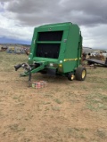 JOHN DEERE 566 ROUND BALER