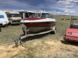 1994 18' MAXUM BOAT & TRAILER