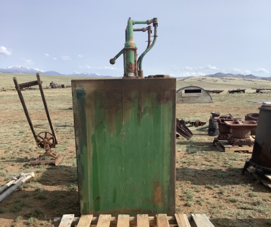 Antique Oil Pump & Tank