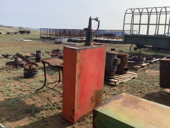 Antique Oil Pump & Tank