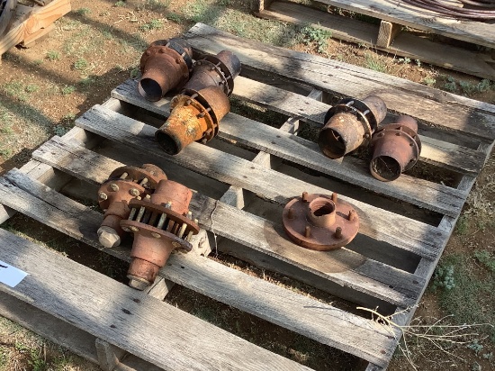 Pallet of Wagon Wheel Hubs