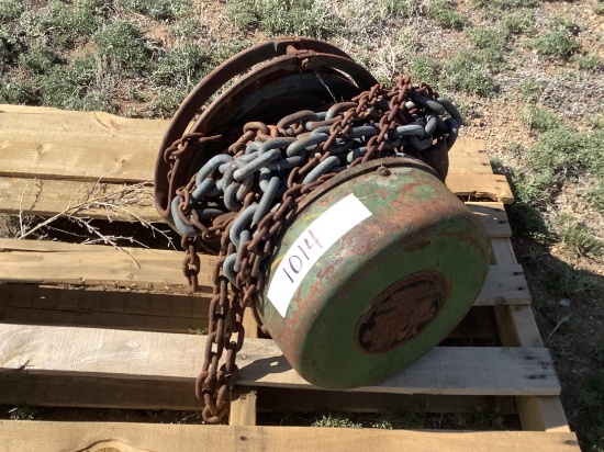 Yale Spur Geared Block Chain Hoist
