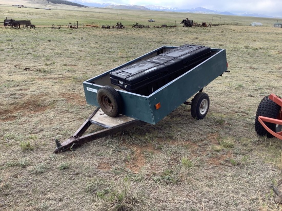1973 Ecom 4 Ft. x 6 Ft. Utility Trailer