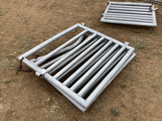 (2) 3 Ft X 3 Ft Aluminum Gates