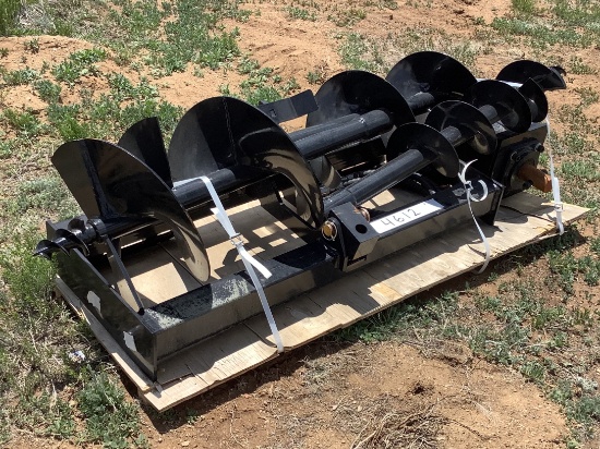 GIYI Hydraulic Auger & (3) Bits