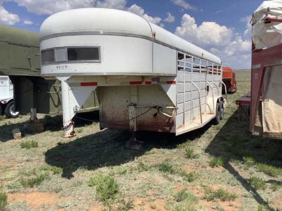 1989 20 Ft. Stock Trailer