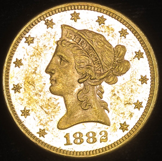 1882 $10 GOLD LIBERTY EAGLE COIN GEM BU UNC MS++++ DMPL!!!