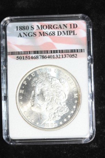 1880 S SILVER MORGAN DOLLAR COIN GRADE GEM MS BU UNC MS++++ DMPL!!!